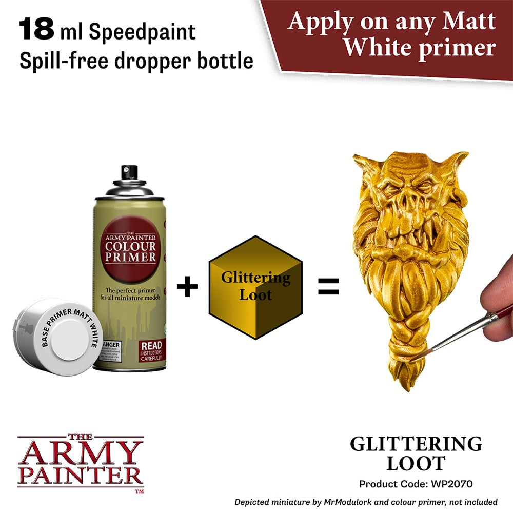 Army Painter WP2070 Speedpaint 2.0 Glittering Loot 18ml (8938229793005)