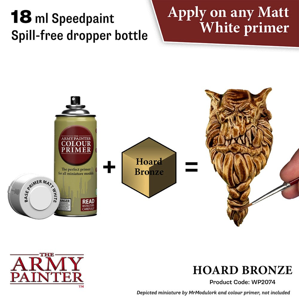 Army Painter WP2074 Speedpaint 2.0 Hoard Bronze 18ml (8938230186221)
