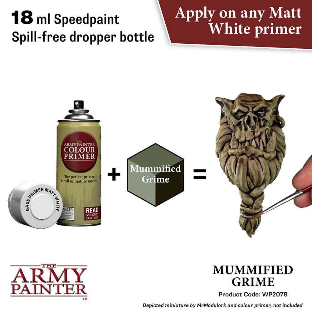 Army Painter WP2078 Speedpaint 2.0 Mummified Grime 18ml (8938230415597)