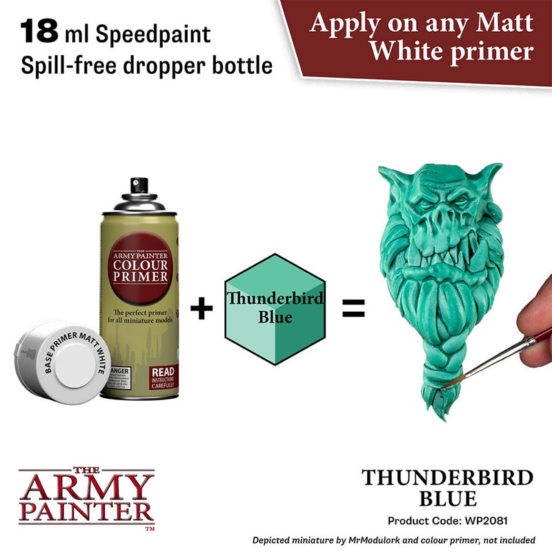 Army Painter WP2081 Speedpaint 2.0 Thunderbird Blue 18ml