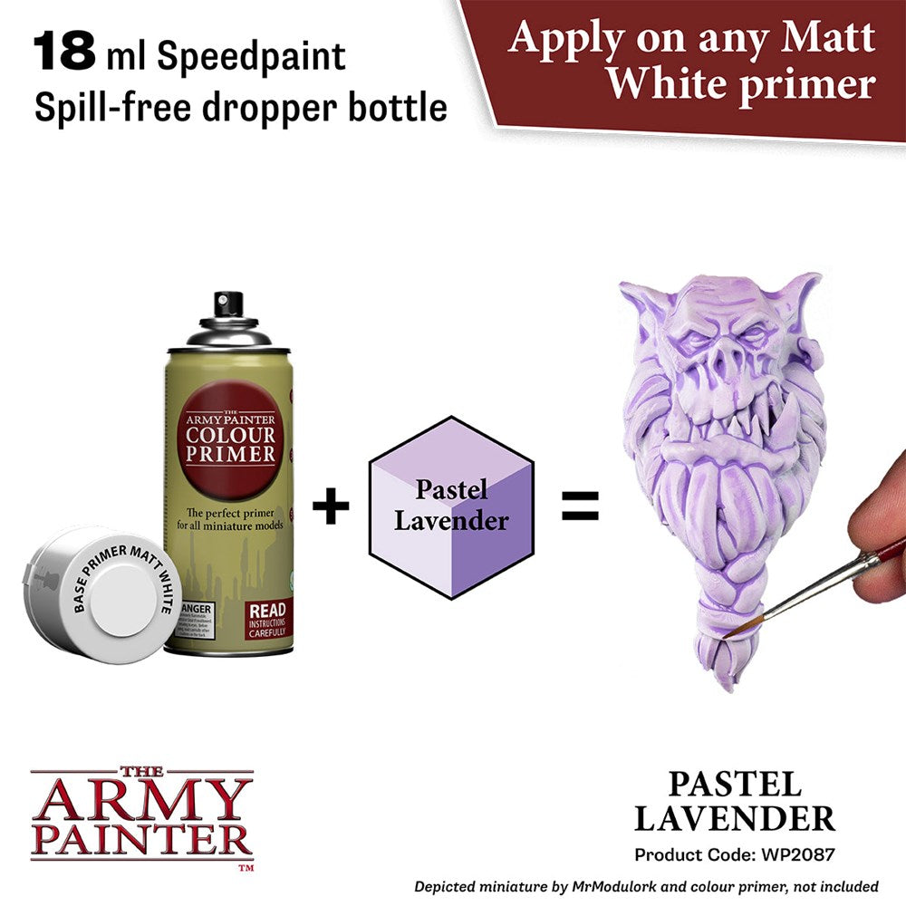 Army Painter WP2087 Speedpaint 2.0 Pastel Lavender 18ml (8938231365869)