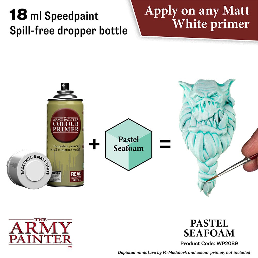 Army Painter WP2089 Speedpaint 2.0 Pastel Seafoam 18ml (8938231464173)