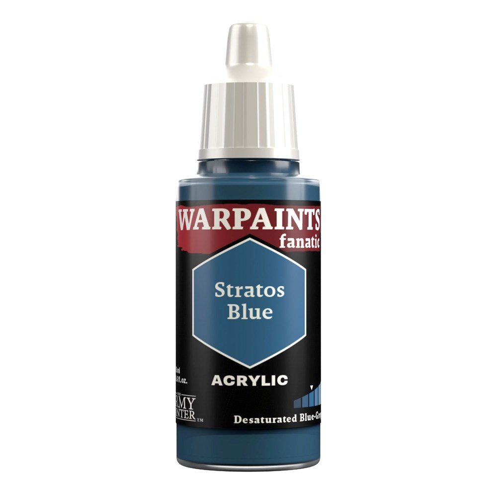 Army Painter WP3015 Warpaints Fanatic Stratos Blue 18ml (8938233135341)