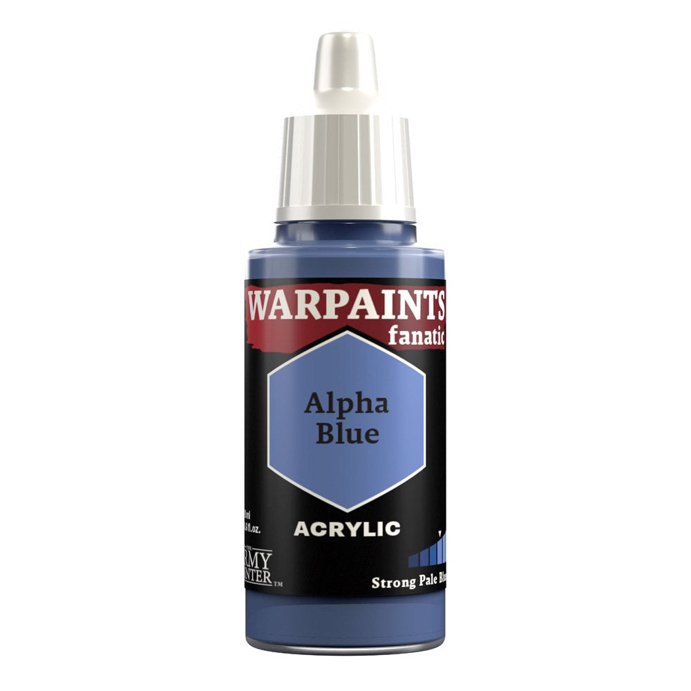 Army Painter WP3022 Warpaints Fanatic Alpha Blue 18ml (8938233856237)