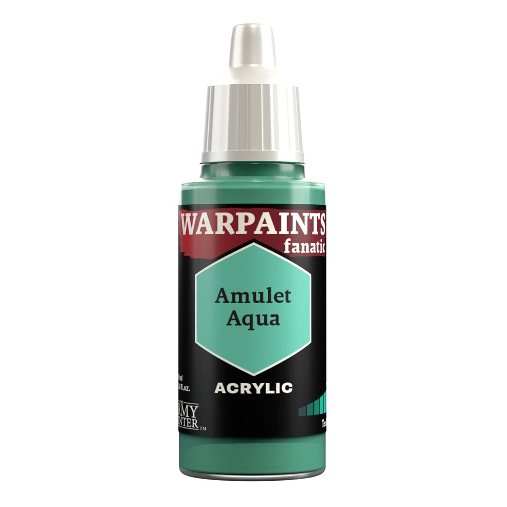 Army Painter WP3048 Warpaints Fanatic Amulet Aqua 18ml (8938235986157)
