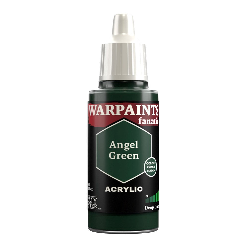 Army Painter WP3049 Warpaints Fanatic Angel Green 18ml (8938236051693)