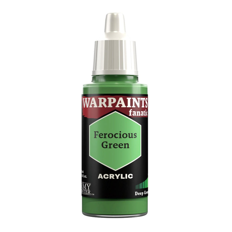 Army Painter WP3054 Warpaints Fanatic Ferocious Green 18ml