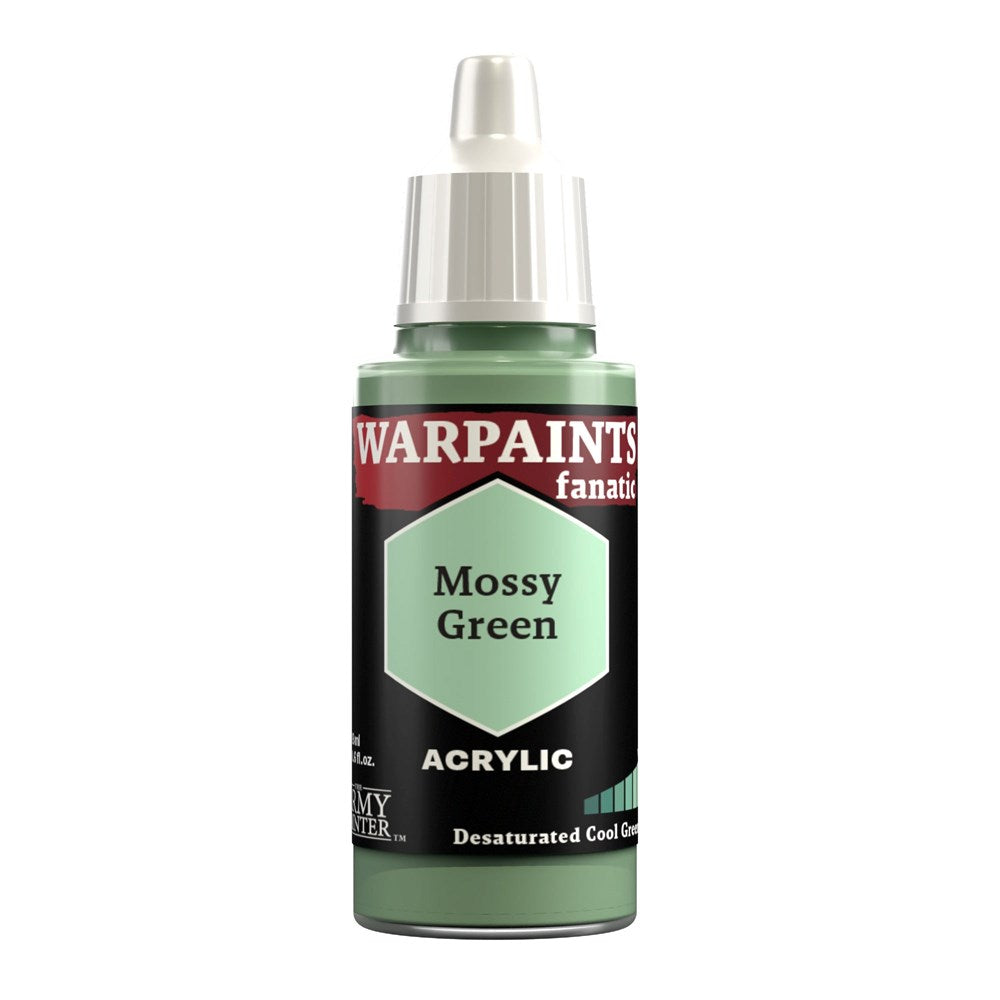 Army Painter WP3066 Warpaints Fanatic Mossy Green 18ml (8938237067501)