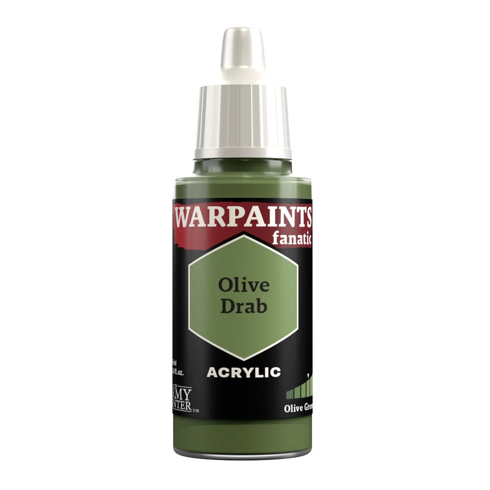 Army Painter WP3070 Warpaints Fanatic Olive Drab 18ml (8938237395181)