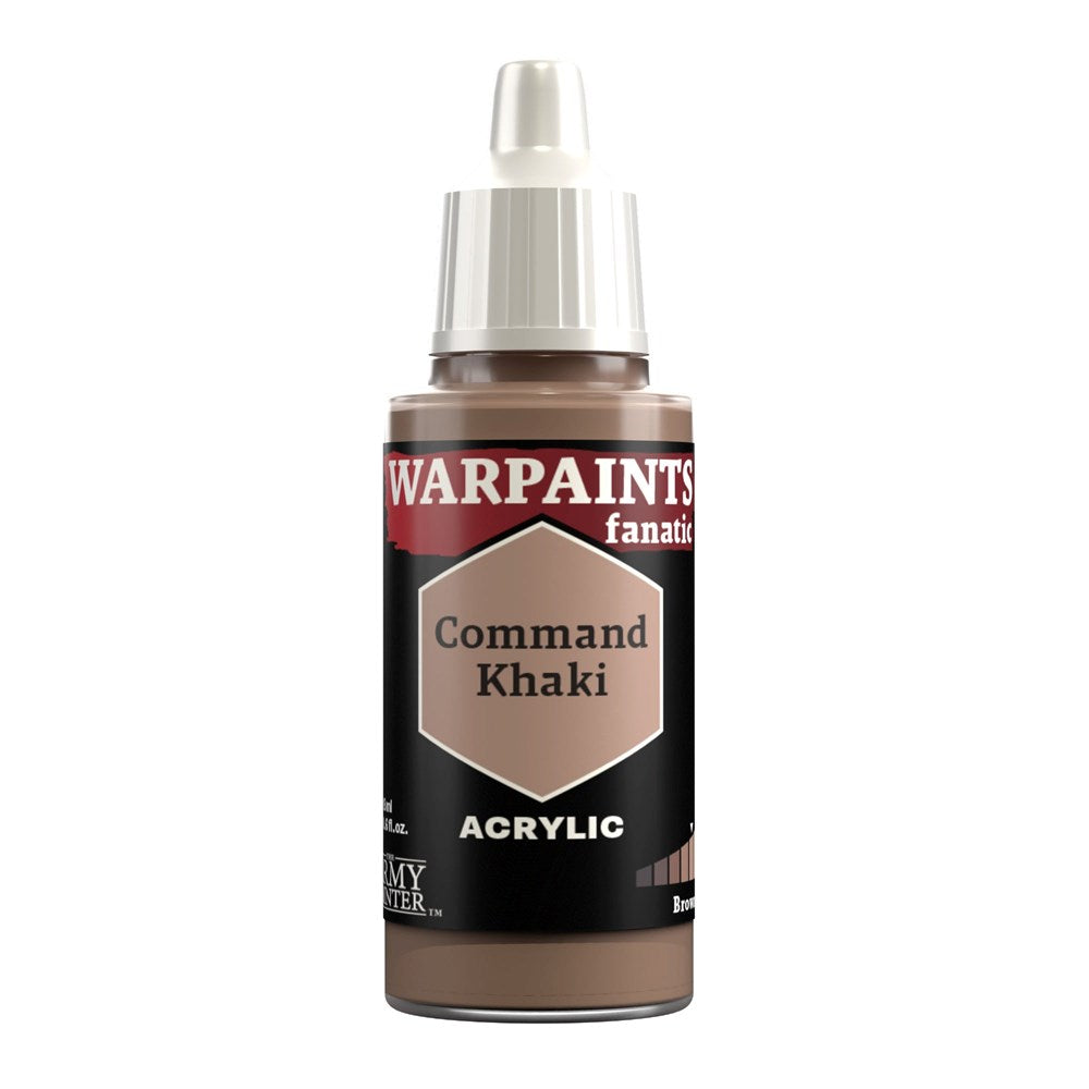 Army Painter WP3077 Warpaints Fanatic Command Khaki 18ml (8938237853933)