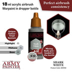 Army Painter AW3102 Warpaints Air Shark White Acrylic Paint 18ml (8938239820013)