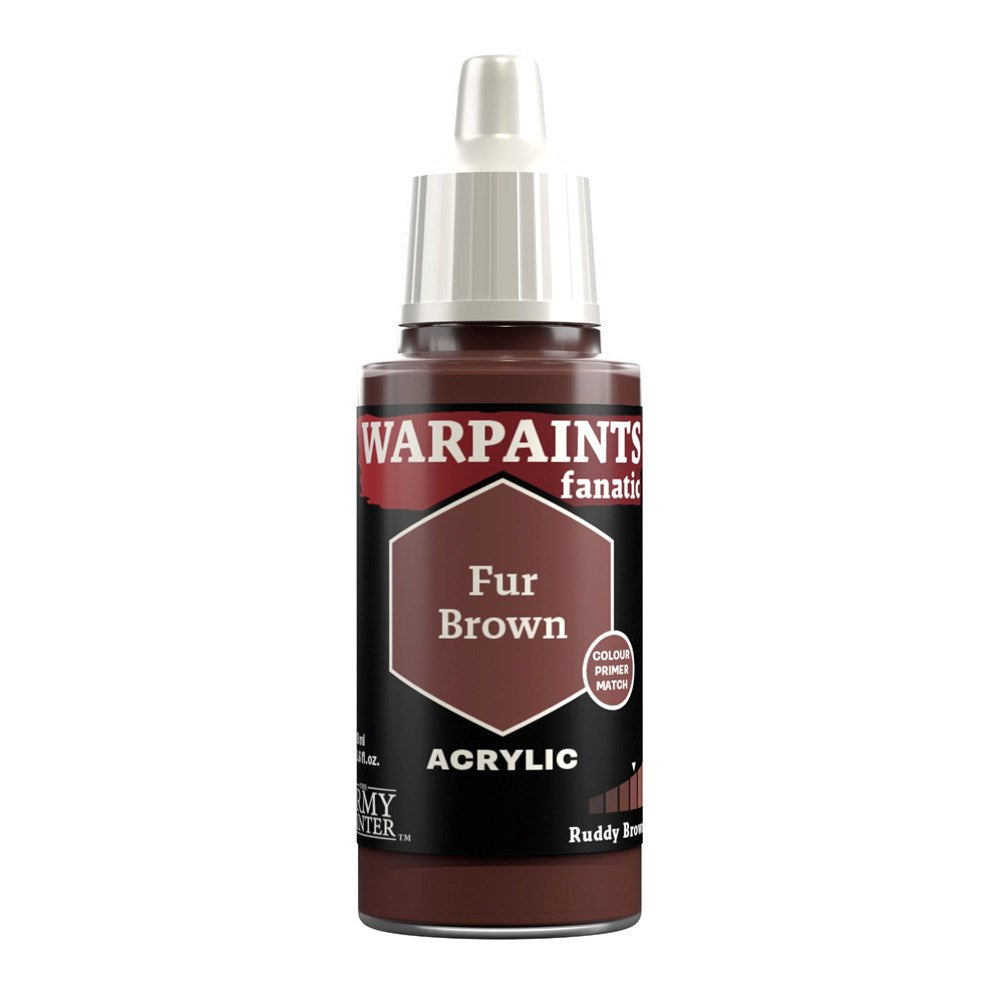 Army Painter WP3112 Warpaints Fanatic Fur Brown 18ml (8938241229037)