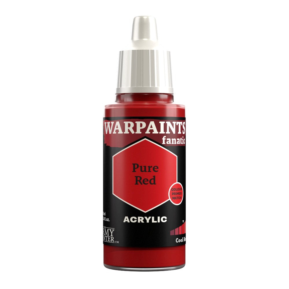 Army Painter WP3118 Warpaints Fanatic Pure Red 18ml (8938241982701)