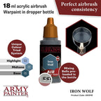Army Painter AW3119 Warpaints Air Iron Wolf Acrylic Paint 18ml (8938242179309)