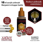 Army Painter Warpaints Air Barren Yellow Acrylic Paint 18ml (2)