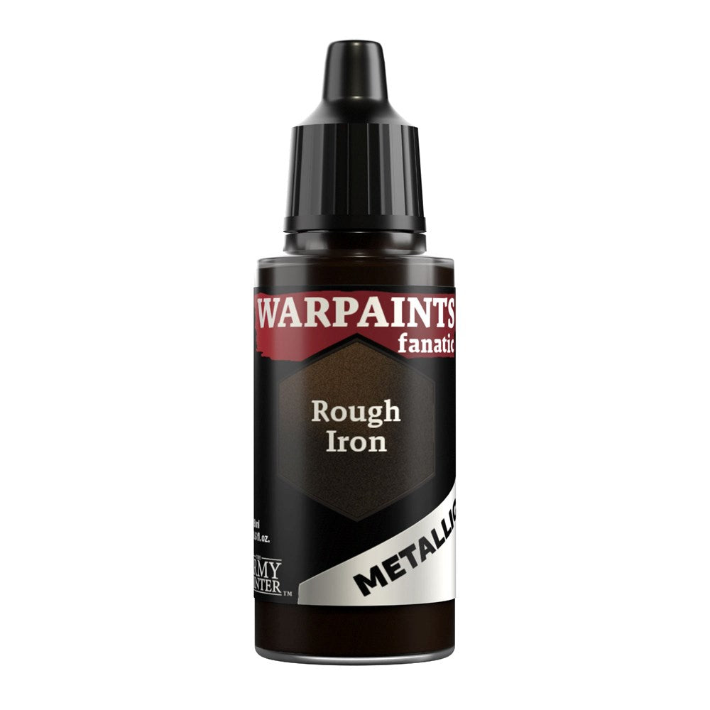 Army Painter WP3181 Warpaints Fanatic Metallic Rough Iron 18ml (8938247651565)