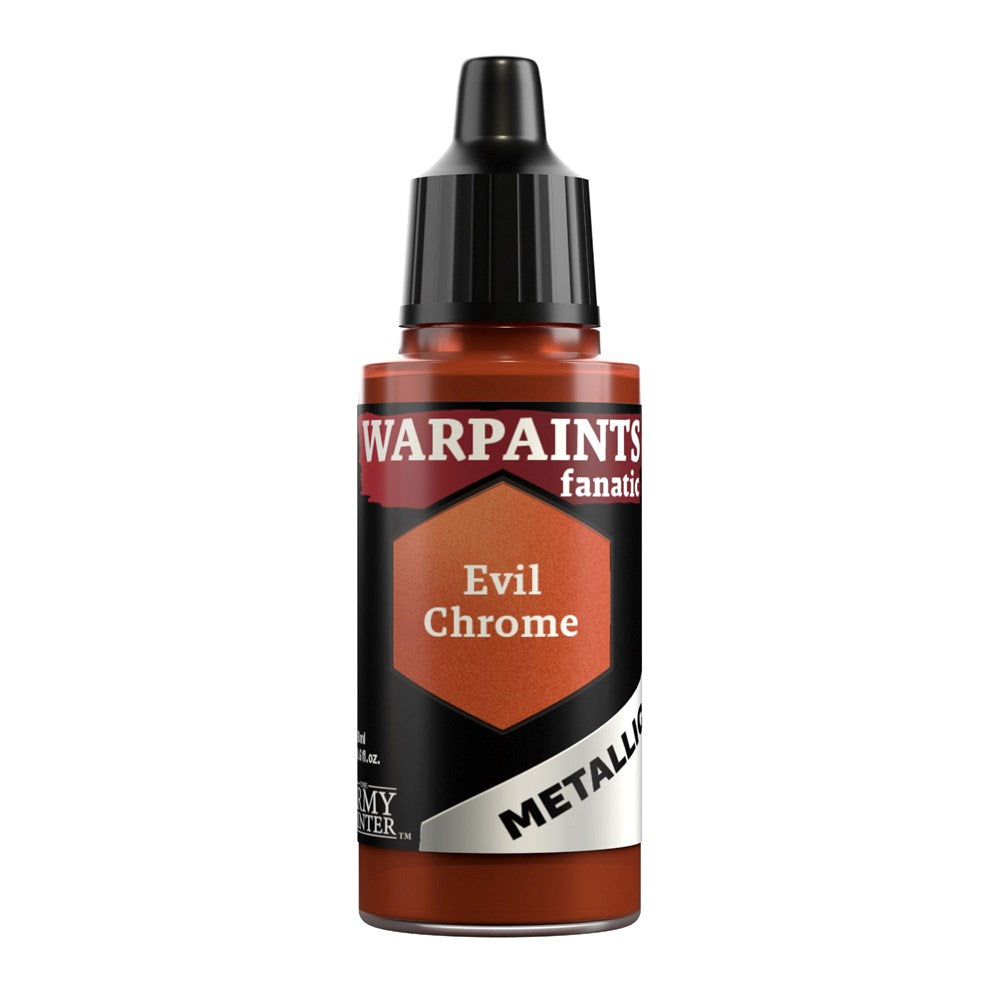 Army Painter WP3185 Warpaints Fanatic Metallic Evil Chrome 18ml (8938247979245)