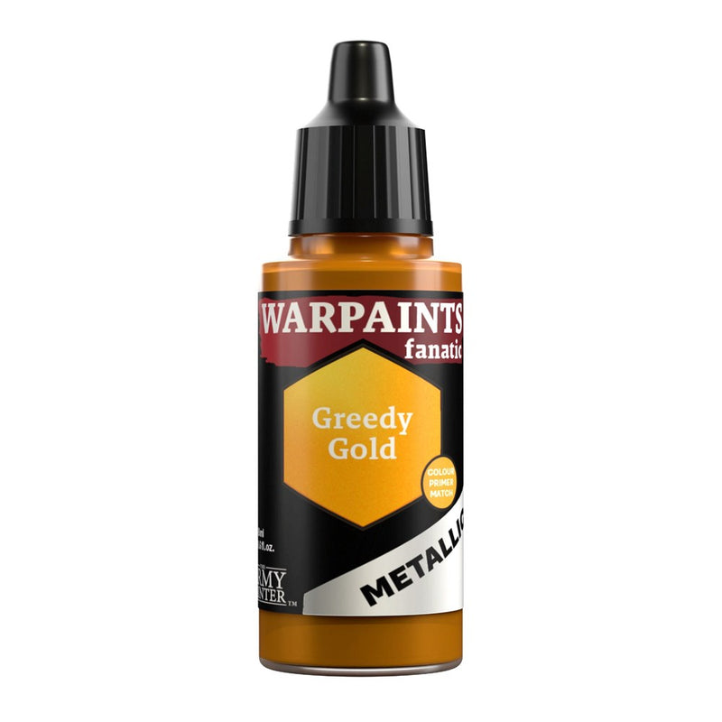 Army Painter WP3188 Warpaints Fanatic Metallic Greedy Gold 18ml
