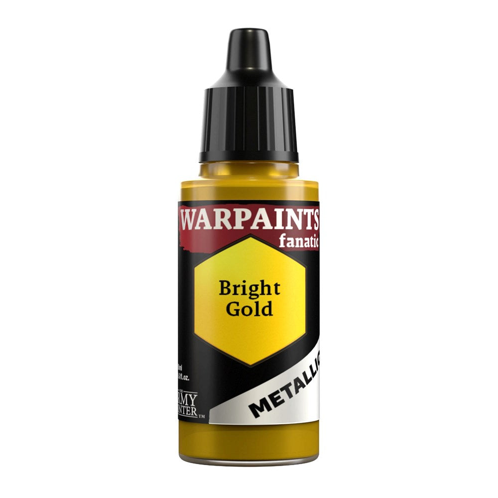 Army Painter WP3189 Warpaints Fanatic Metallic Bright Gold 18ml (8938248208621)