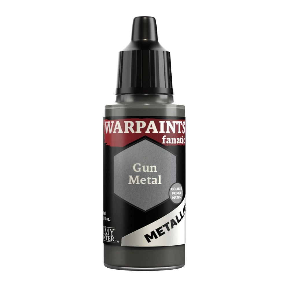 Army Painter WP3193 Warpaints Fanatic Metallic Gun Metal 18ml (8938248470765)