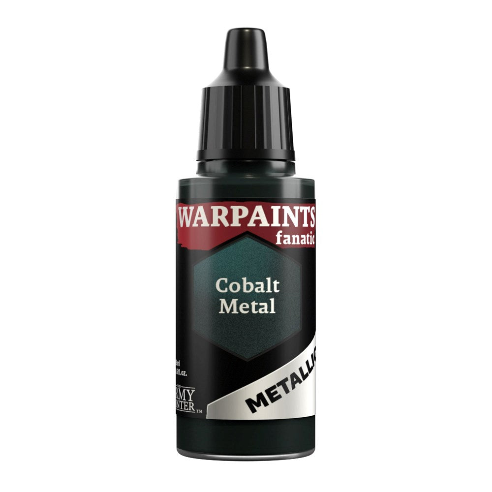 Army Painter WP3194 Warpaints Fanatic Metallic Cobalt Metal 18ml (8938248503533)