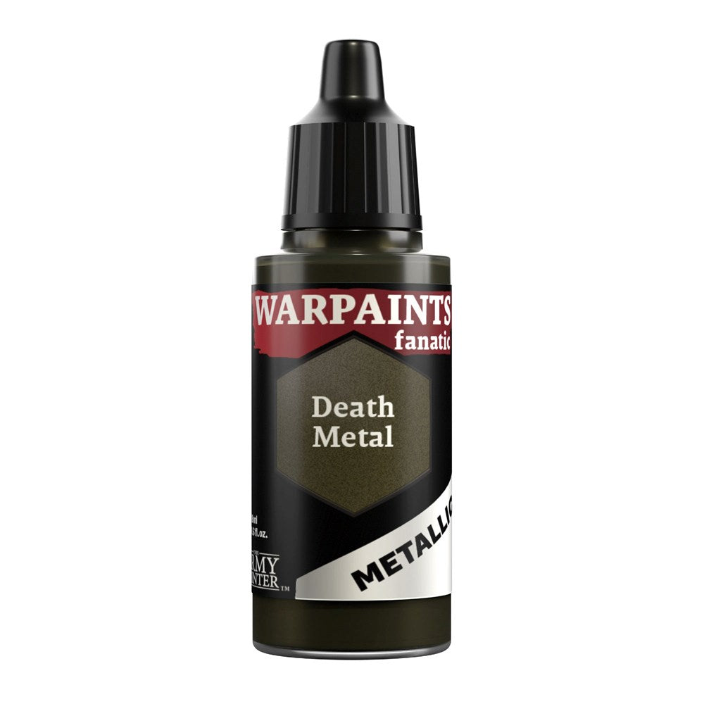 Army Painter WP3195 Warpaints Fanatic Metallic Death Metal 18ml (8938248601837)