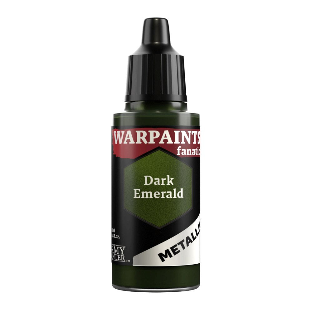 Army Painter WP3196 Warpaints Fanatic Metallic Dark Emerald 18ml (8938248634605)