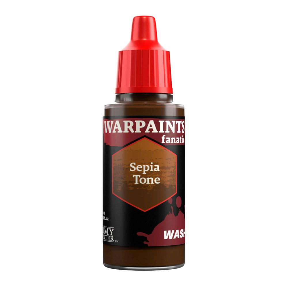 Army Painter WP3203 Warpaints Fanatic Wash Sepia Tone 18ml (8938249027821)
