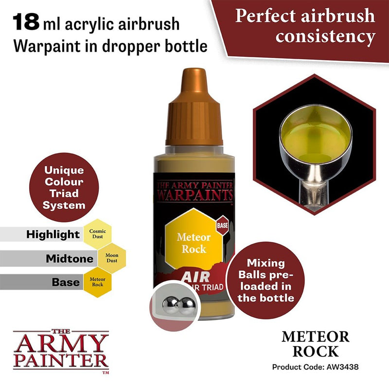 Army Painter AW3438 Warpaints Air Meteor Rock Acrylic Paint 18ml