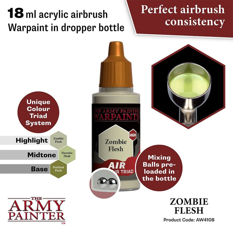 Army Painter AW4108 Warpaints Air Zombie Flesh Acrylic Paint 18ml