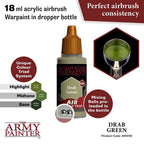 Army Painter Warpaints Air Drab Green Acrylic Paint 18ml (2)