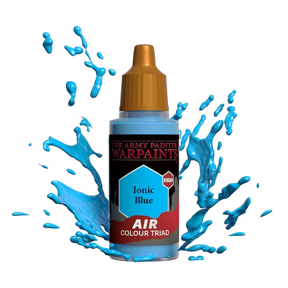 Army Painter AW4114 Warpaints Air Ionic Blue Acrylic Paint 18ml (8938251682029)