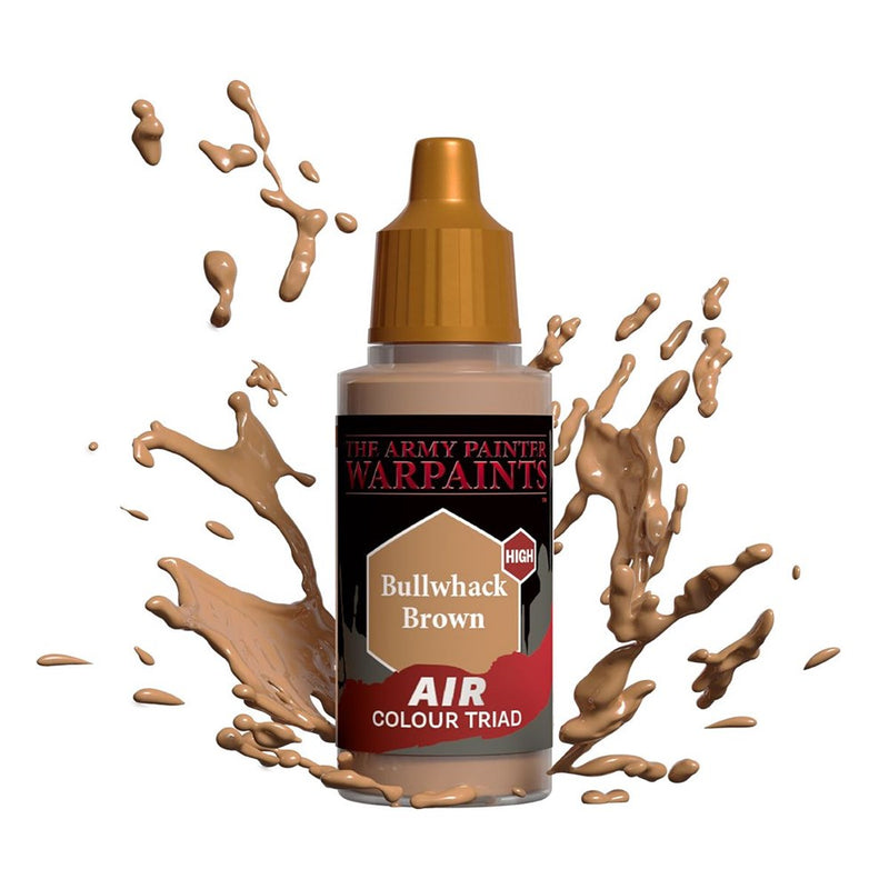 Army Painter AW4123 Warpaints Air Bullwhack Brown Acrylic Paint 18ml