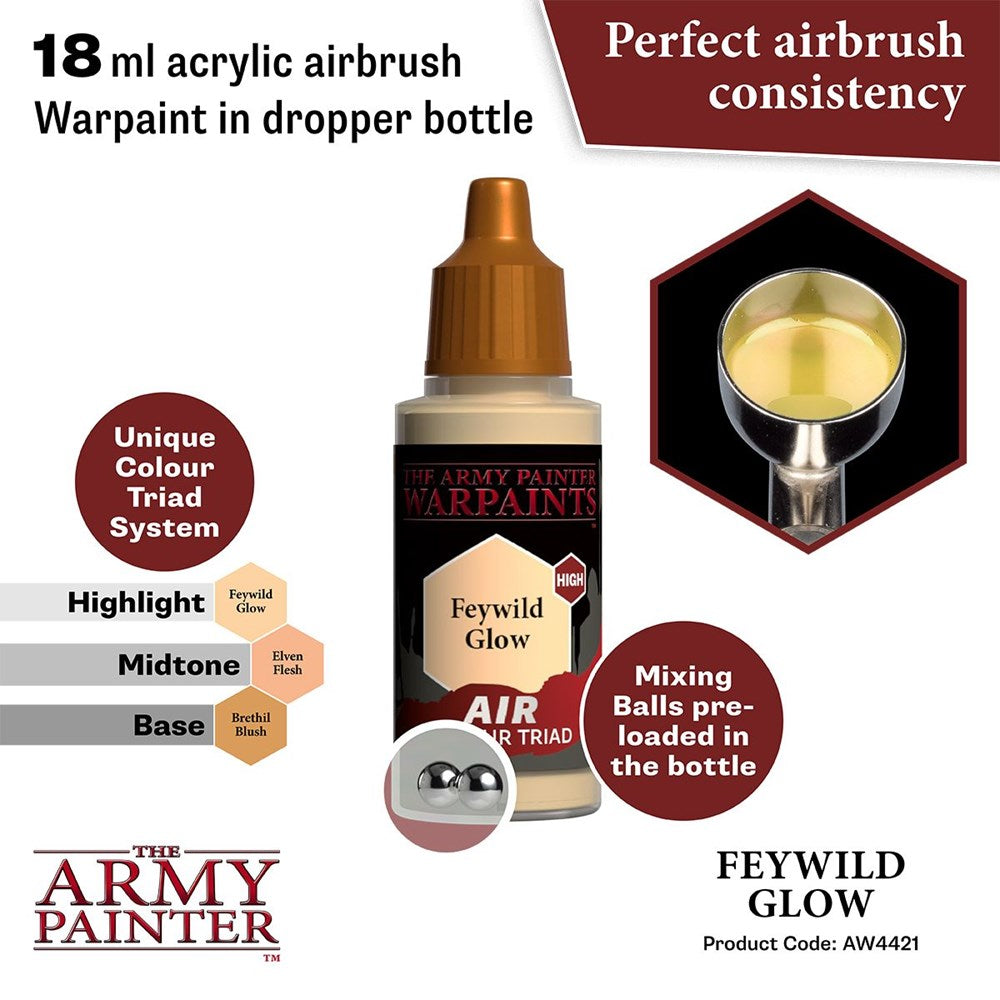 Army Painter AW4421 Warpaints Air Feywild Glow Acrylic Paint 18ml (8938252665069)