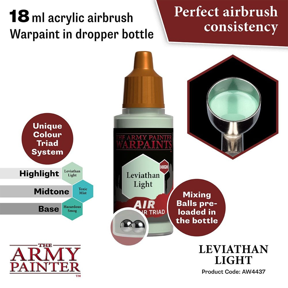 Army Painter AW4437 Warpaints Air Leviathan Light Acrylic Paint 18ml (8938252927213)