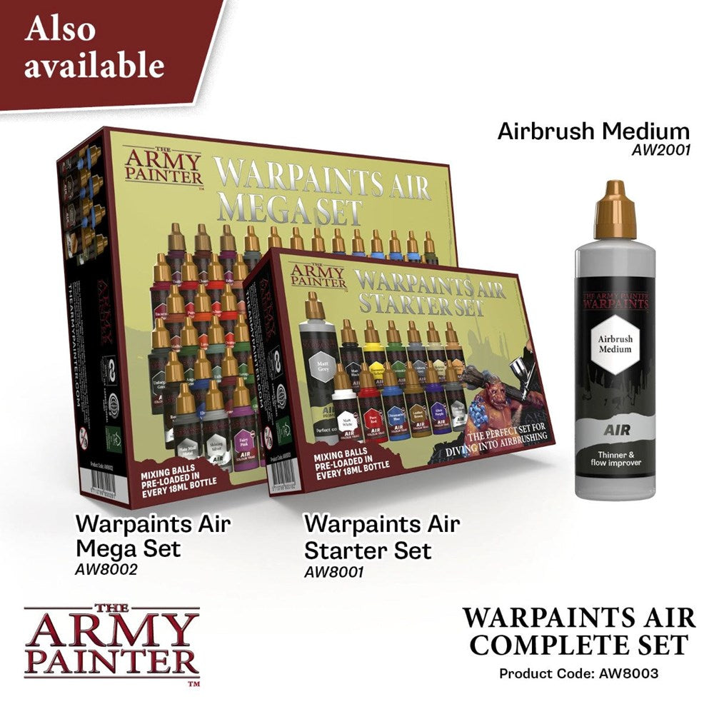 Army Painter AW8003 Warpaints Air Complete Set (8938253385965)