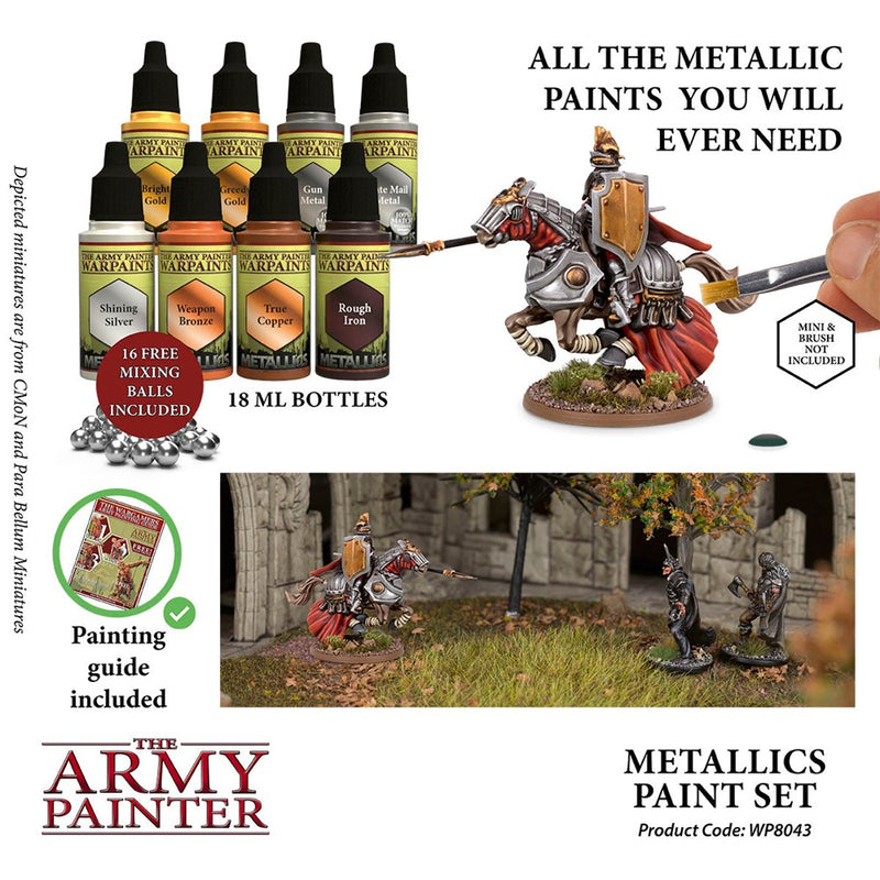 Army Painter WP8043 Paint Set Metallics Paint Set