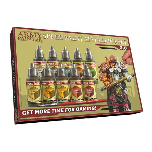 Army Painter WP8062 Speedpaint 2.0 Metallics Set (8938254074093)