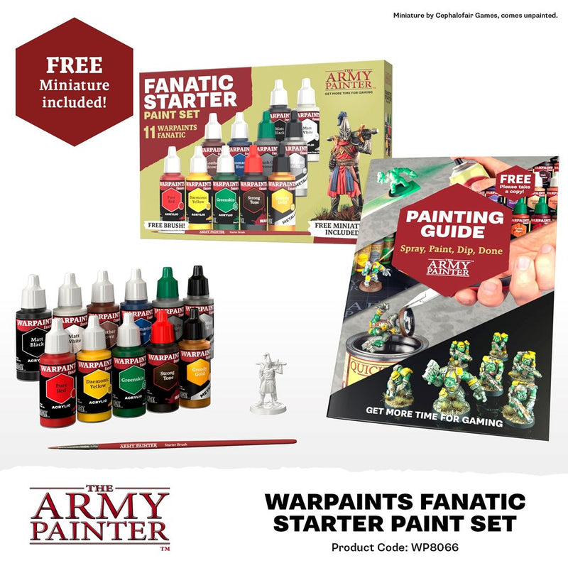 Army Painter WP8066 Warpaints Fanatic Starter Set (8938254139629)