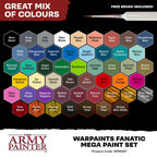 Army Painter WP8067 Warpaints Fanatic Mega Paint Set (8938254205165)