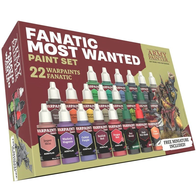 Army Painter WP8071 Warpaints Fanatic Most Wanted Paint Set (8938254500077)
