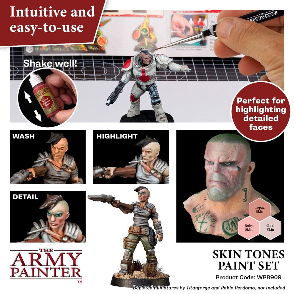 Army Painter WP8909 Paint Set Skin Tones Sets (8938254631149)