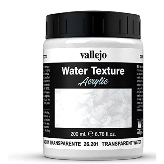 Vallejo AV26201 Diorama Effects Transparent Water (colourless) 200ml (8938255974637)