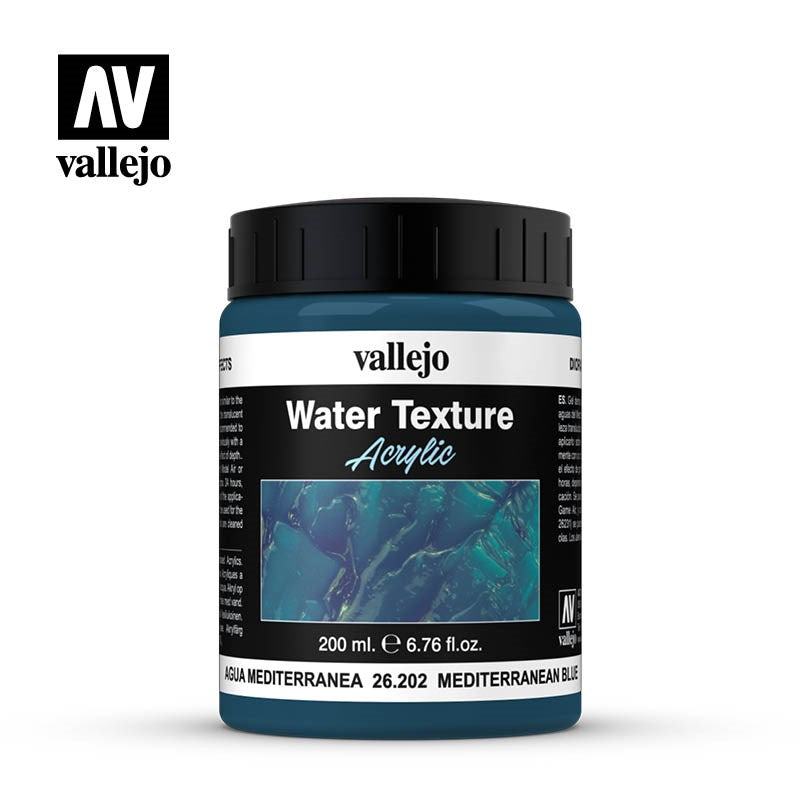 Vallejo AV26202 Diorama Effects Mediterranean Blue 200ml