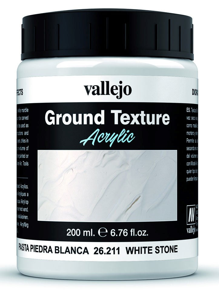 Vallejo AV26212 Diorama Effects White Pumice 200ml (8938256269549)