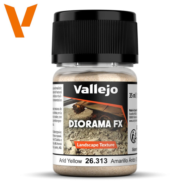 Vallejo AV26313 Diorama Effects Arid Yellow 0.1-0.6mm 35 ml (8938258497773)