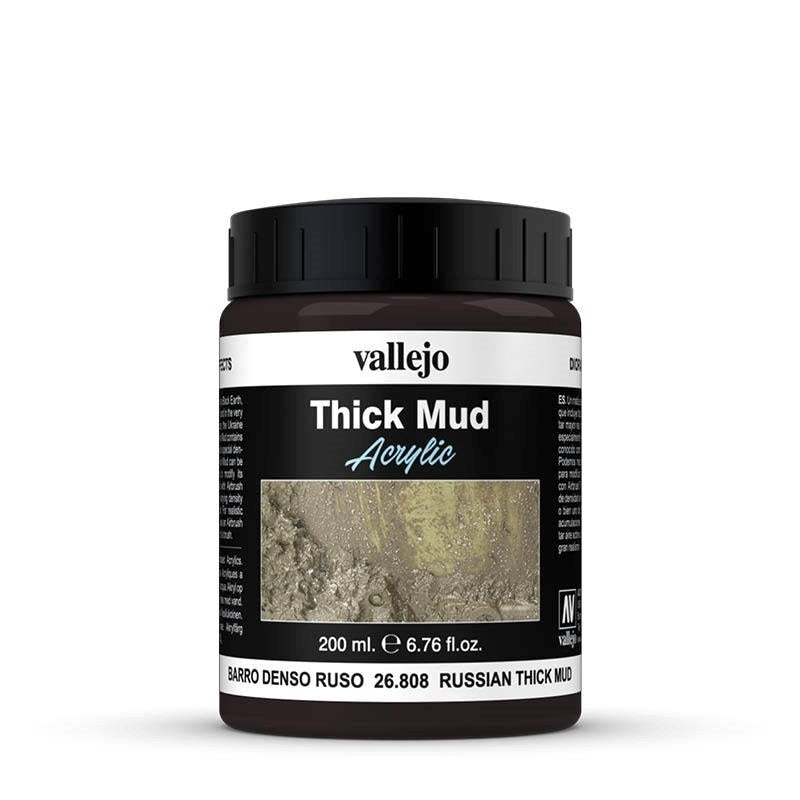 Vallejo AV26808 Diorama Effects Russian Thick Mud 200ml (8938260332781)