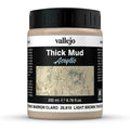 Vallejo AV26810 Diorama Effects Light Brown Thick Mud 200ml (8938260463853)