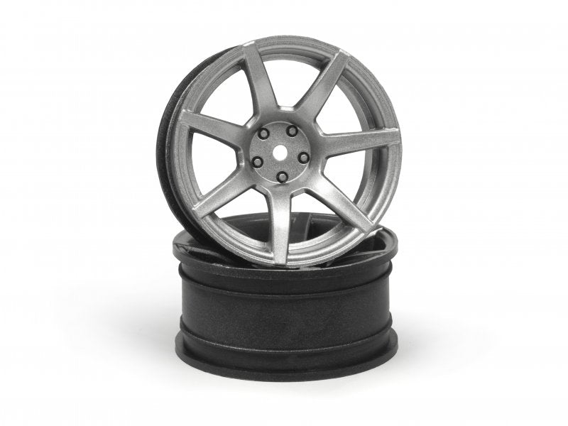 HPI Racing 7Twenty 6mmOS Gunmetal 1/10 Scale RC Wheel