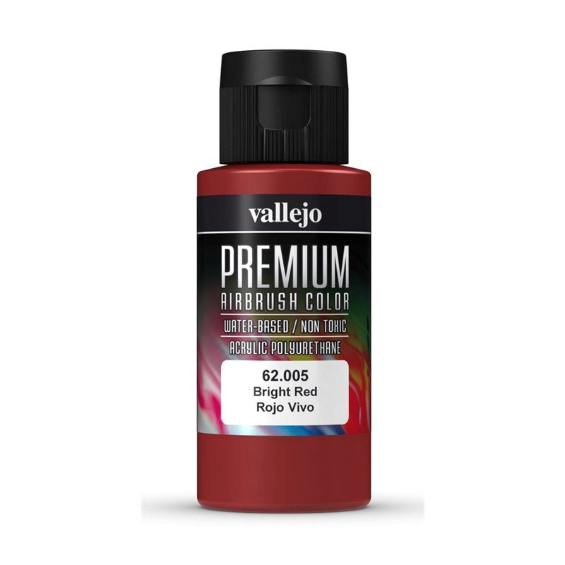 Vallejo AV62005 Premium Colour Bright Red 60 ml